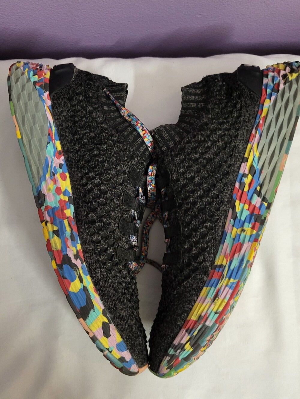 Colorful NOBULL Wild Runners All Day Knit Sneakers Slip-on Shoes Unisex Mens 8.5 - Picture 9 of 14